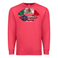 Cardinal mexico usa lips Premium Sweatshirt - AdoDesignShop