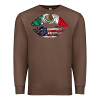 Chestnut mexico usa lips Premium Sweatshirt - AdoDesignShop