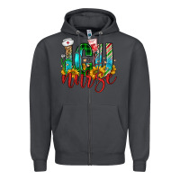 Smoke christmas icu nurse Zipper Hoodie - FaDigitalArtStudio