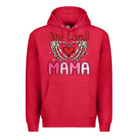 Cardinal one loved mama Premium Hoodie - MaliasSmallBusiness