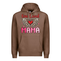 Chestnut one loved mama Premium Hoodie - MaliasSmallBusiness