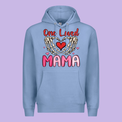One Loved Mama Premium Hoodie Designed By Maliassmallbusiness