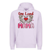 Lilac one loved mama Premium Hoodie - MaliasSmallBusiness