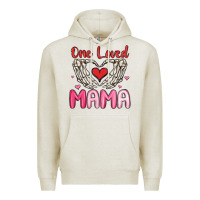 Oatmeal Heather one loved mama Premium Hoodie - MaliasSmallBusiness