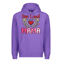 Purple one loved mama Premium Hoodie - MaliasSmallBusiness