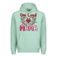 Seafoam one loved mama Premium Hoodie - MaliasSmallBusiness