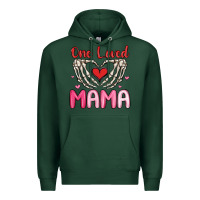Sports Green one loved mama Premium Hoodie - MaliasSmallBusiness
