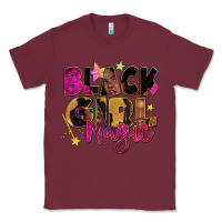 Burgundy Black girl magic Classic Tee - Zillion Design Studio