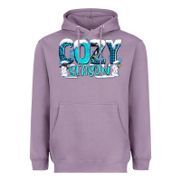 Lavender cozy season with snowman ado Heavyweight Hoodie - AdoDesignShop