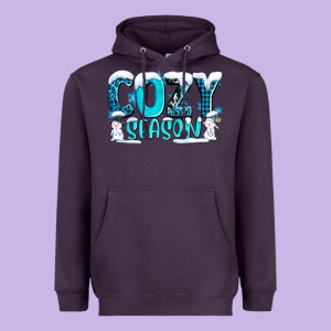 Cozy Season With Snowman Ado Heavyweight Hoodie Designed By Adodesignshop
