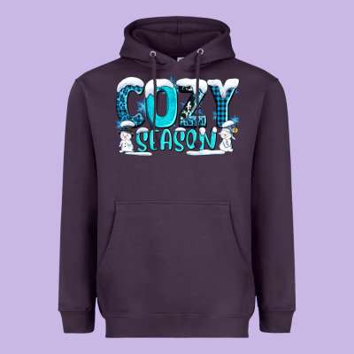 Cozy Season With Snowman Ado Heavyweight Hoodie Designed By Adodesignshop