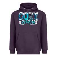 Plum cozy season with snowman ado Heavyweight Hoodie - AdoDesignShop