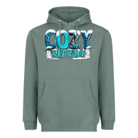 Sage cozy season with snowman ado Heavyweight Hoodie - AdoDesignShop