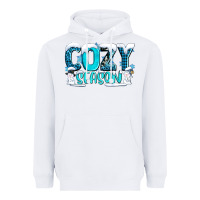 White cozy season with snowman ado Heavyweight Hoodie - AdoDesignShop