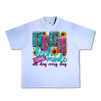 Grape Ice lash tech mode all day every day Urban Heavy Tee - texasbilliewilder
