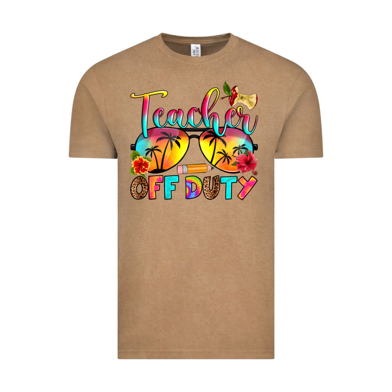 Teacher Off Duty Vintage Tee by RanaPortraitStore | Teevron