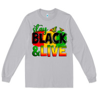 Moon Dust stay black and live Long Sleeve Tee - Zillion Design Studio