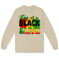 Mushroom stay black and live Long Sleeve Tee - Zillion Design Studio