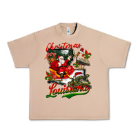 Burro louisiana christmas with santa Urban Heavy Tee - BarkalooDesign