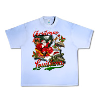 Grape Ice louisiana christmas with santa Urban Heavy Tee - BarkalooDesign