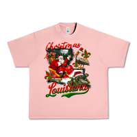 Salmon louisiana christmas with santa Urban Heavy Tee - BarkalooDesign