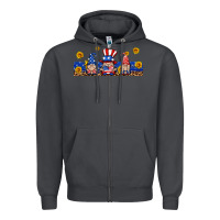 Usa Gnome Libbey Cup Zipper Hoodie | Teevron