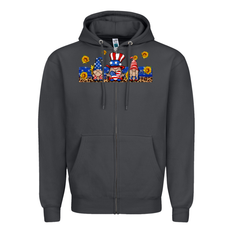 Usa Gnome Libbey Cup Zipper Hoodie by HRA Design Shop | Teevron