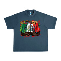 Midnight Navy papa mexico Urban Heavy Tee - Zillion Design Studio