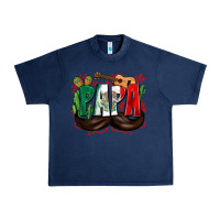 Navy papa mexico Urban Heavy Tee - Zillion Design Studio