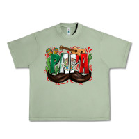 Oil Green papa mexico Urban Heavy Tee - Zillion Design Studio