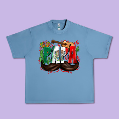 Papa Mexico Urban Heavy Tee Designed By Zillion Design Studio