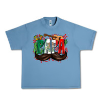 Pebble Blue papa mexico Urban Heavy Tee - Zillion Design Studio