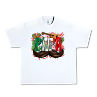 White papa mexico Urban Heavy Tee - Zillion Design Studio