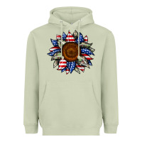 Matcha sunflower american flag Heavyweight Hoodie - JahusDesignShop