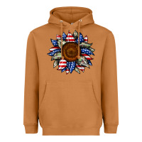 Meerkat sunflower american flag Heavyweight Hoodie - JahusDesignShop