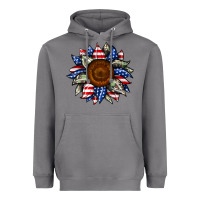 Storm sunflower american flag Heavyweight Hoodie - JahusDesignShop