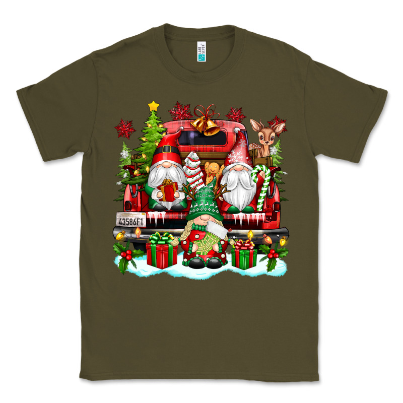 Christmas Gnome Truck Classic Tee by texasbilliewilder | Teevron