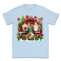 Dusty Blue christmas gnome truck Classic Tee - texasbilliewilder