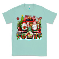 Seafoam christmas gnome truck Classic Tee - texasbilliewilder
