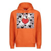 Carrot valentine's day hearts Premium Hoodie - MaliasSmallBusiness