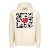 Sandshell valentine's day hearts Premium Hoodie - MaliasSmallBusiness