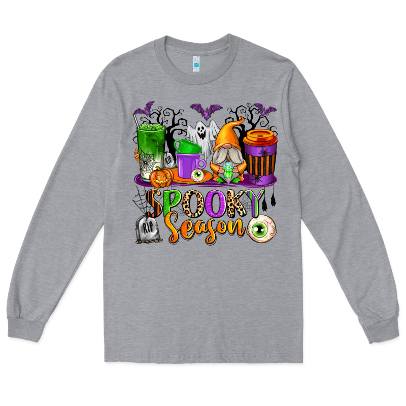 Spooky Season Coffee Cups Long Sleeve Tee by texasbilliewilder | Teevron