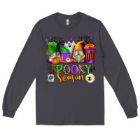 Smoke Spooky Season Coffee Cups Long Sleeve Tee - texasbilliewilder