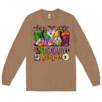 Toasted Coconut Spooky Season Coffee Cups Long Sleeve Tee - texasbilliewilder