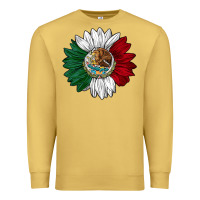Antique Gold mexico sunflower Premium Sweatshirt - AdoDesignShop