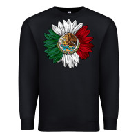 Black mexico sunflower Premium Sweatshirt - AdoDesignShop