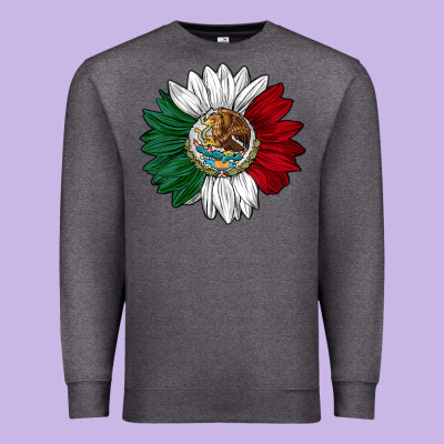 Mexico Sunflower Premium Sweatshirt Designed By Adodesignshop