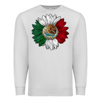 Dove Grey mexico sunflower Premium Sweatshirt - AdoDesignShop