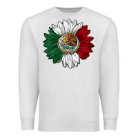 Oatmeal Heather mexico sunflower Premium Sweatshirt - AdoDesignShop