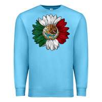 Ocean Blue mexico sunflower Premium Sweatshirt - AdoDesignShop